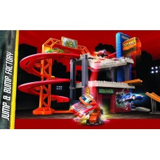 Majorette Pista Stunt Heroes Jump n' Bump + 1 Veicolo Crash - Majorette 212058014